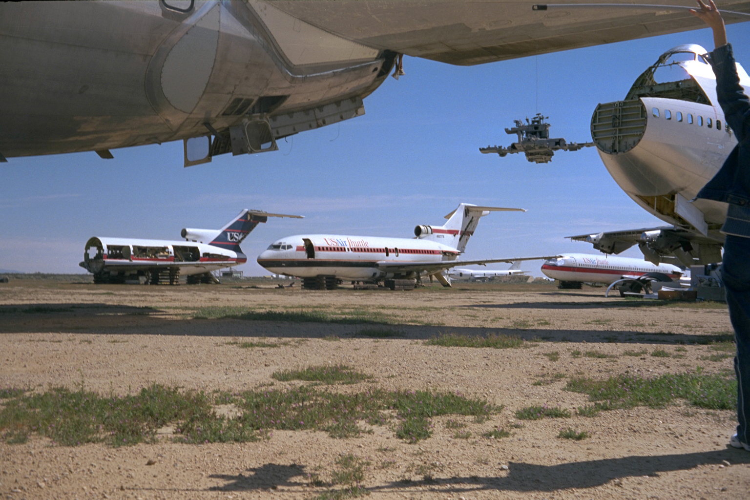 Martin Liebscher: USAir Shuttle, Mojave Air & Space Port, CA | 1998